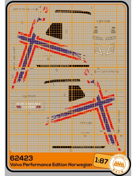 Volvo Fh Performance Edition Norwegian Model Truck Decals Max