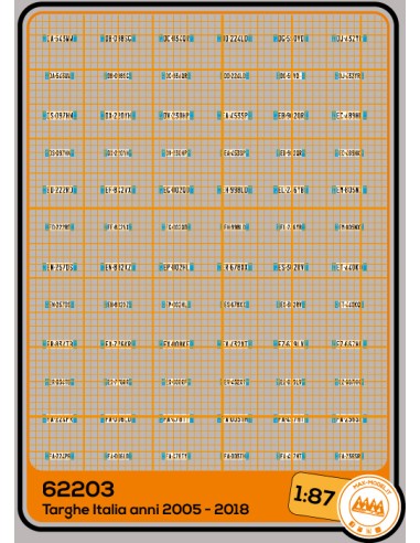 Targhe Italia 2005 - 2018 - M62203