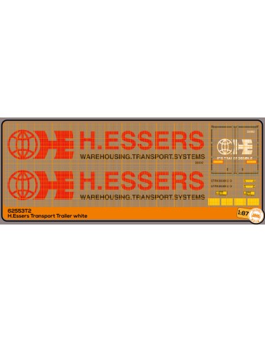 H.Essers Transport for trailer white - M62553T