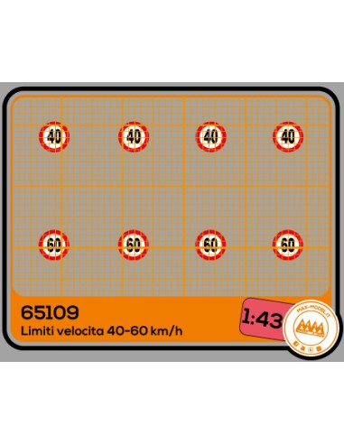 Dischi di Velocità 40-60 km/h - M65109