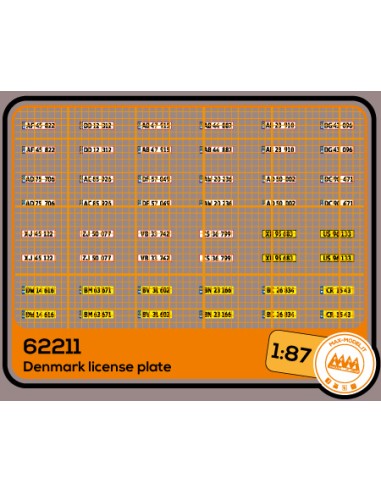 Targhe Automobilistiche Danimarca - M62211