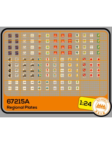 Targhe Francesi simoboli Regioni - M67215A