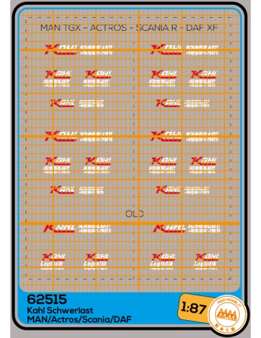 Kahl Schwerlast - Man, Actros, Scania, Daf - M62515