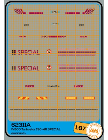 Iveco TurboStar Special 190-48 amaranto - M62311A
